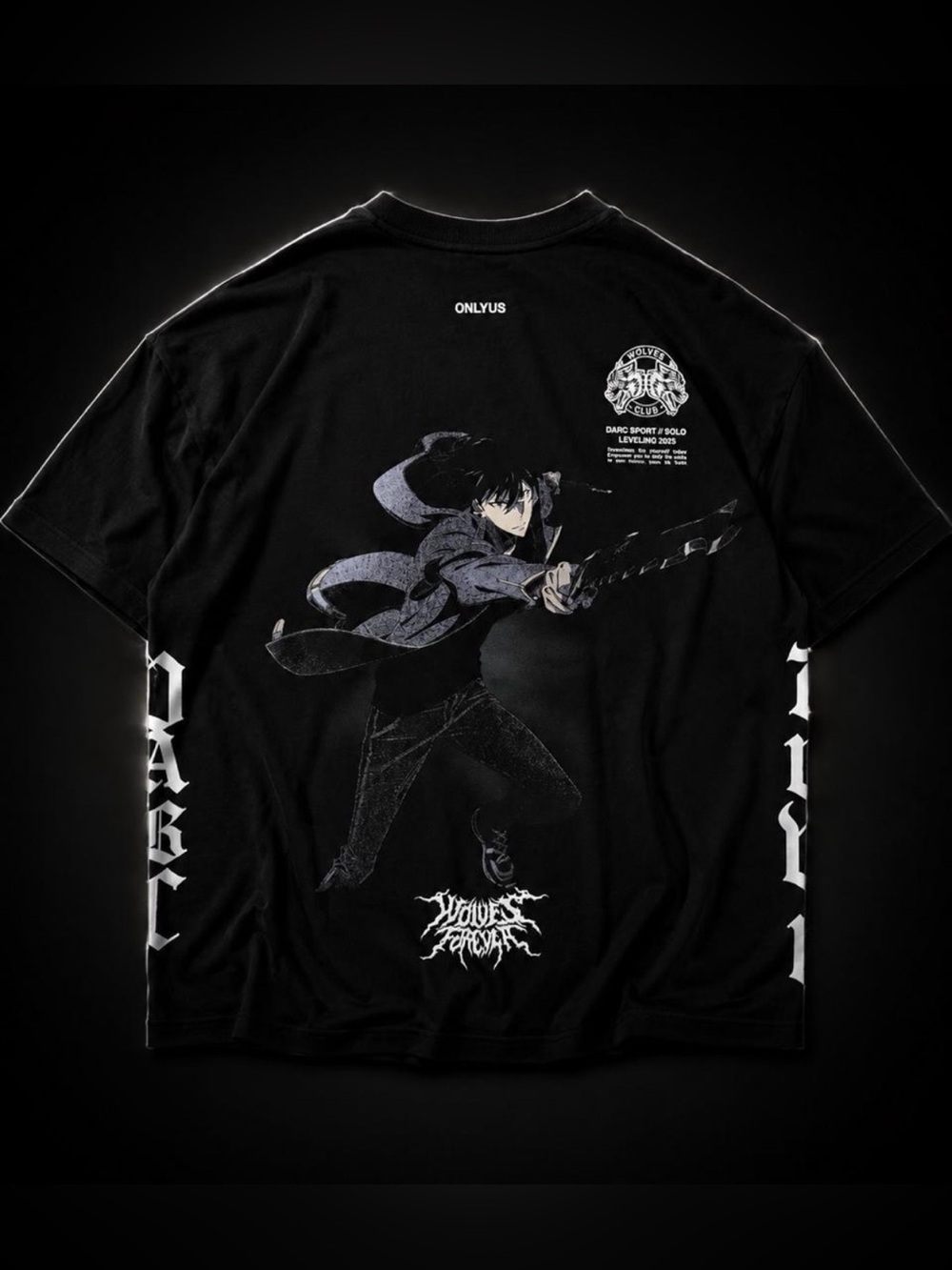Darc Sport x Solo Leveling ‘Sung
Jinwoo Side By Side’ Tee - Size XL - NWT